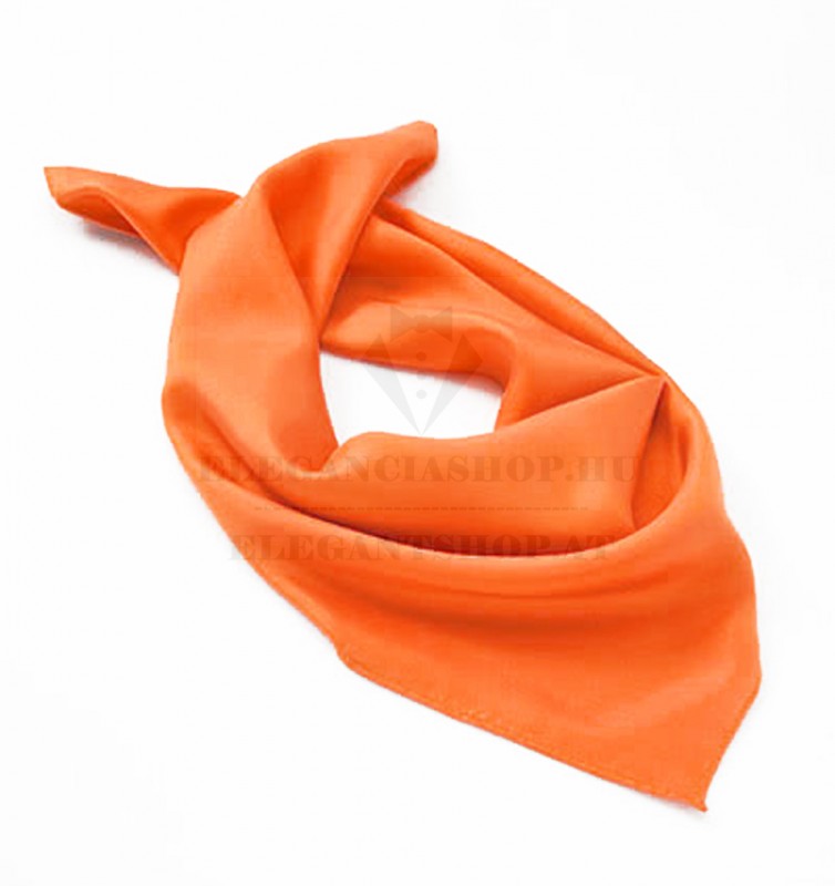   Satin Schal - Orange